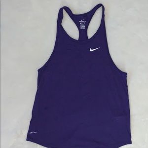 Purple Nike Dri-fit tank top